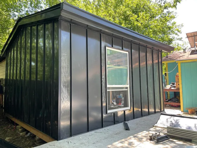 Black standing seam metal wall panels for Metal Roof Installation in Miami Springs